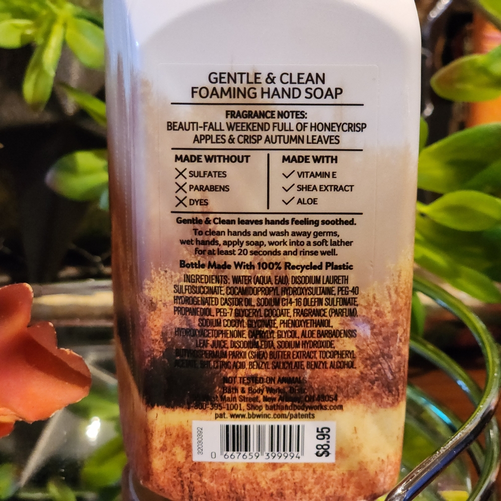 Bath & Body Works Fall Foaming Hand Soap Honeycrisp Hayride - Picture 3 of 4